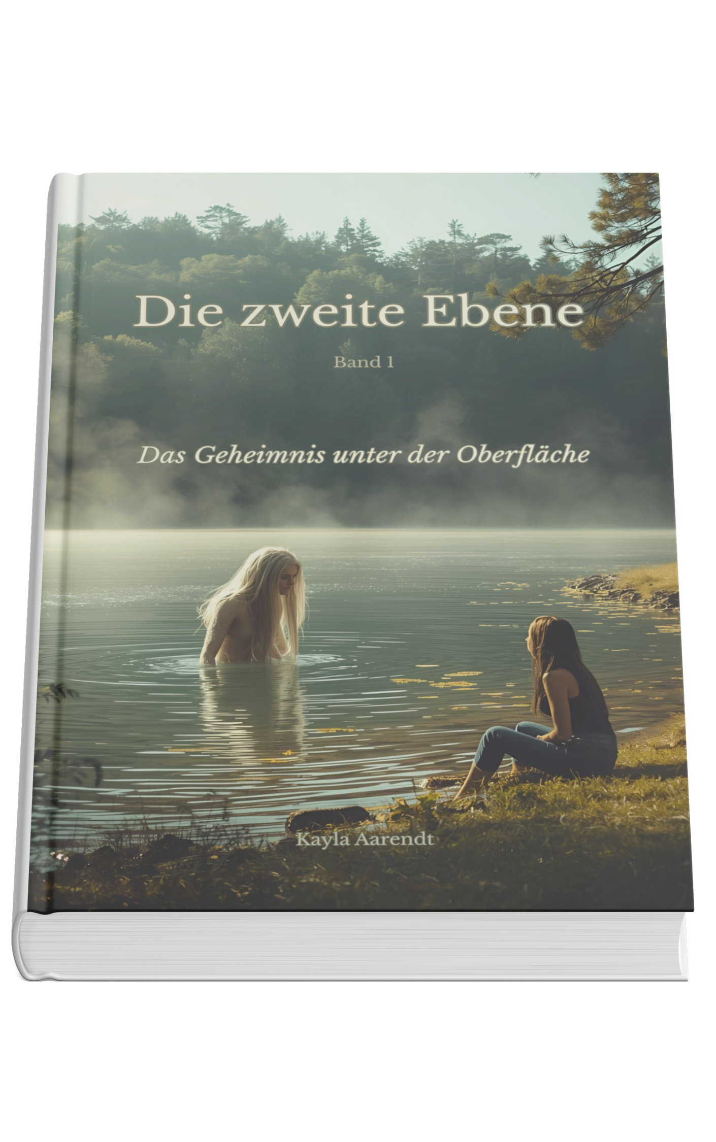 Buchcover von „Die zweite Ebene“, Band 1: Das Geheimnis unter der Oberfläche. Ein visionärer Öko-Roman von Kayla Aarendt und LinguaDrago.