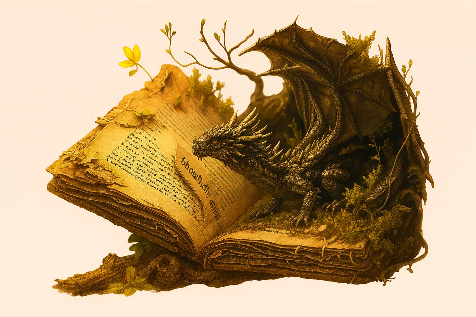 LINGUADRAGO, lesender Drache