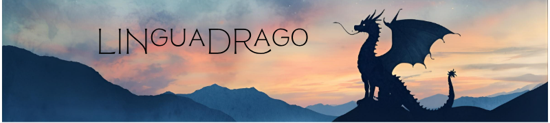 Drache in der Abenddämmerung